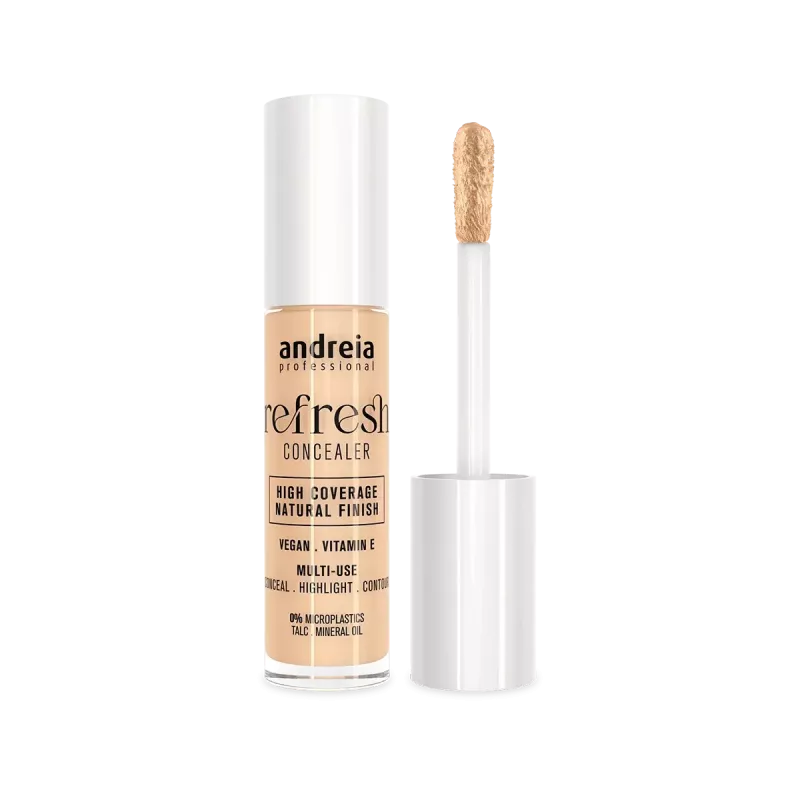 Anti-cerne haute couvrance - Andreia - Refresh Concealer - 02 beige - 5ml