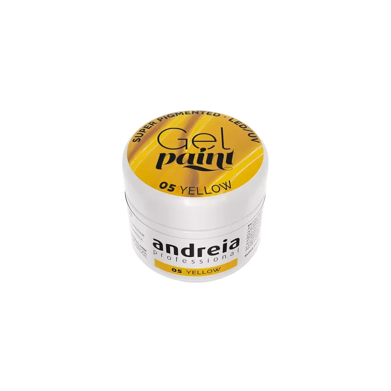 Gel paint ultra pigmenté - Andreia - 05 Jaune - 4ml