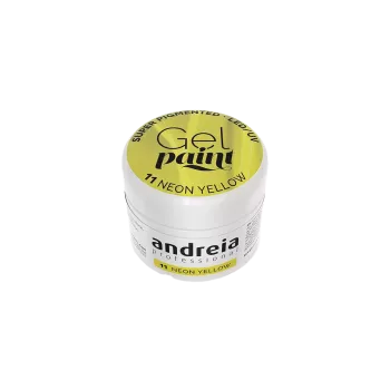 Gel paint ultra pigmenté - Andreia - 11 Neon jaune - 4ml