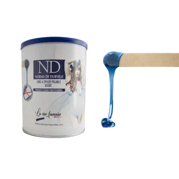 Cire pelable bleue en pot - Norma de Durville - 800ml