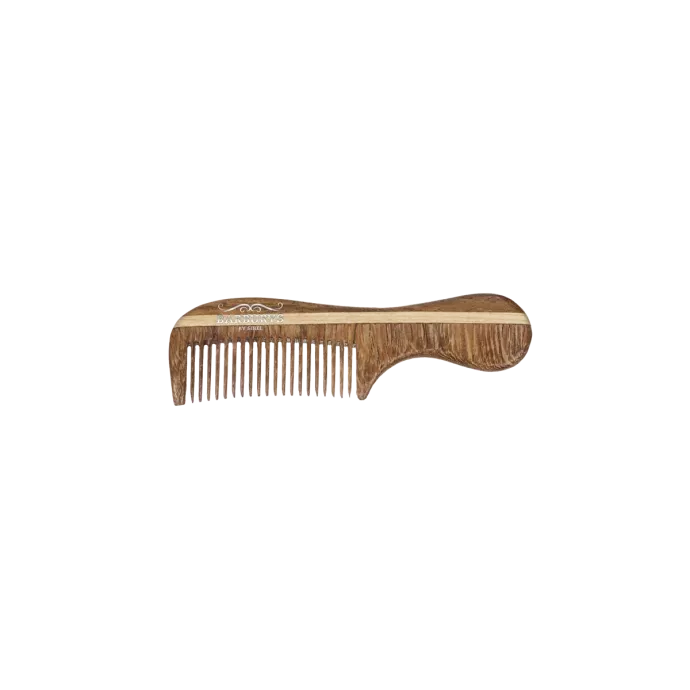 Mini peigne à moustache en bois de rose - Barburys - Rosewood