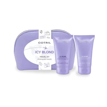 Pochette de voyage shampoing masque restructurant - Cotril - Icy blond