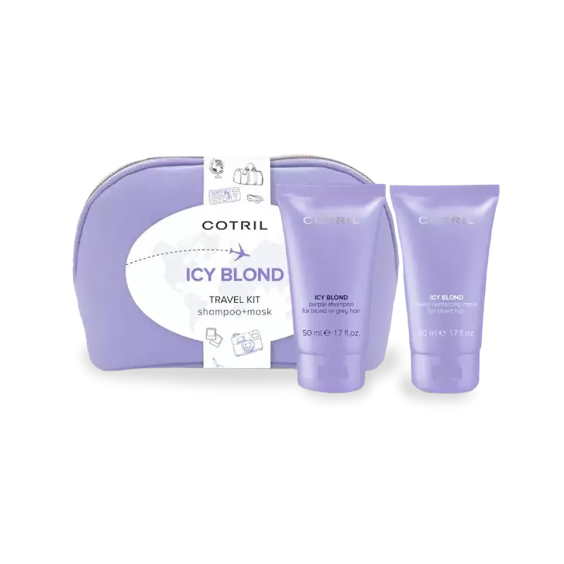 Pochette de voyage shampoing masque restructurant - Cotril - Icy blond