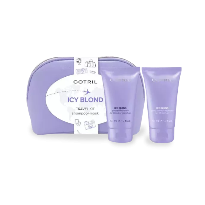 Pochette de voyage shampoing masque restructurant - Cotril - Icy blond