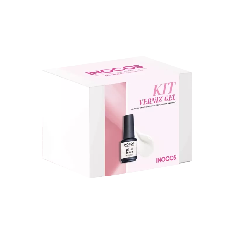 Kit vernis semi permanent avec lampe - Inocos