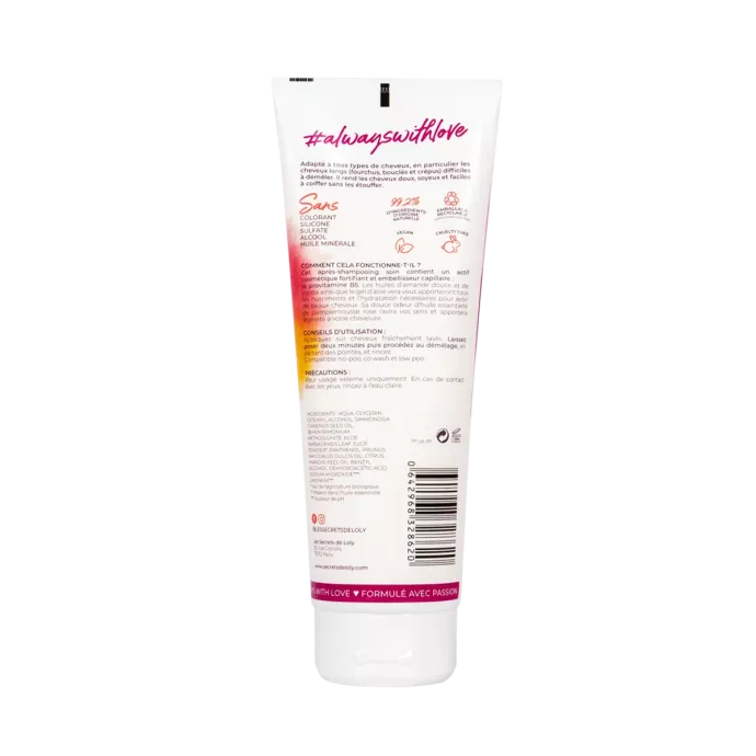 Démêlant instantané - Les secrets de loly - Pink paradise - 250ml