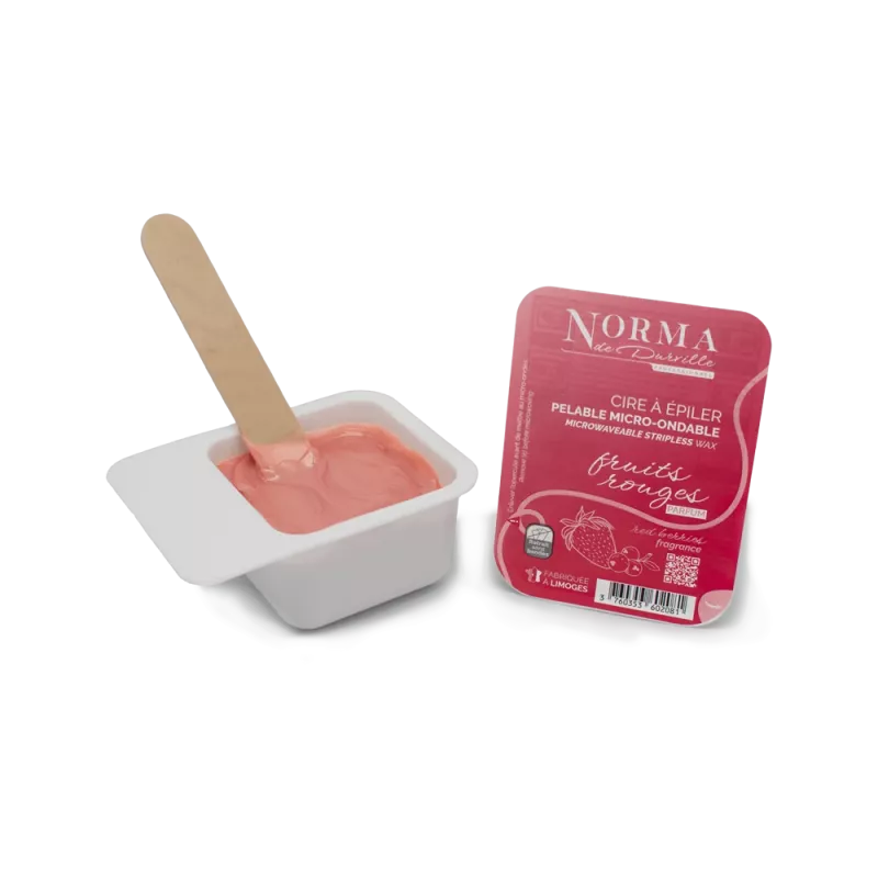Cassolette cire pelable Fruits Rouges - Micro-ondable - Norma de Durville - 100g