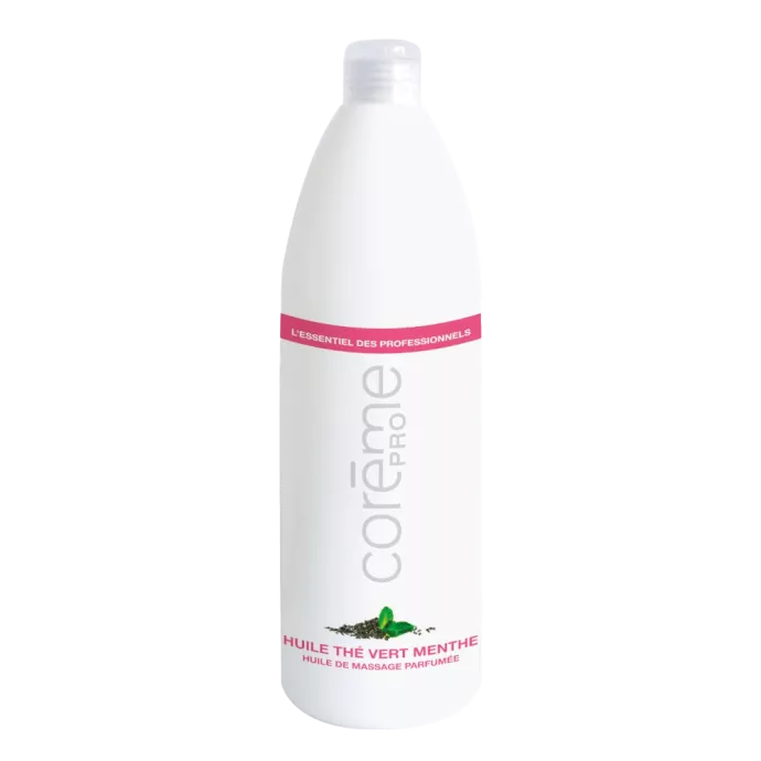 Huile de modelage - Coreme - Thé vert menthe - 1000ml