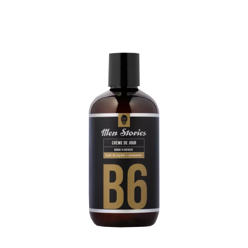 Crème de jour barbe et cheveux 10 en 1 - Men Stories - B6 - 250ml Crème de jour barbe et cheveux 10 en 1 - Men Stories - B6 - 250ml