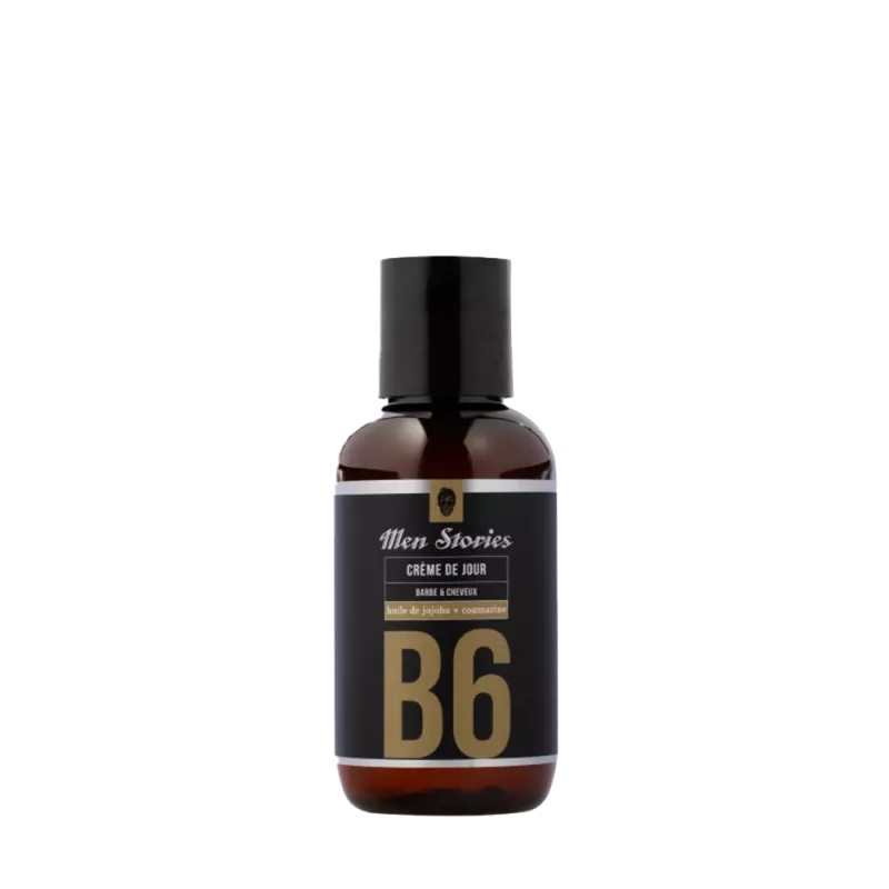 Crème de jour barbe et cheveux 10 en 1 - Men Stories - B6 - 100ml Crème de jour barbe et cheveux 10 en 1 - Men Stories - B6 - 100ml