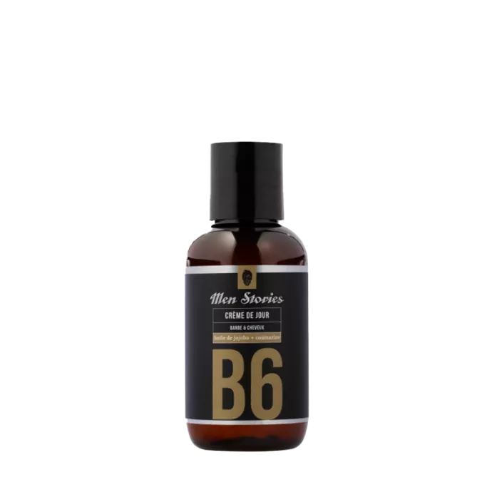 Crème de jour barbe et cheveux 10 en 1 - Men Stories - B6 - 100ml