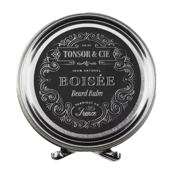 Baume barbe à base de beurre de karité - Tonsor &amp; Cie - Beard balm boisé - 50ml