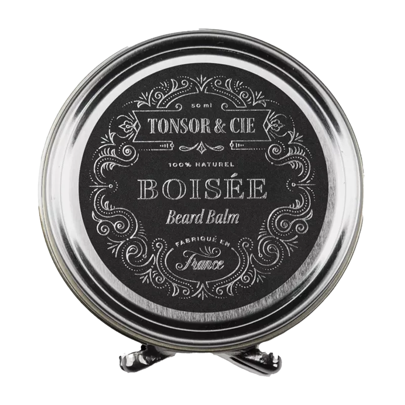 Baume barbe à base de beurre de karité - Tonsor &amp; Cie - Beard balm boisé - 50ml