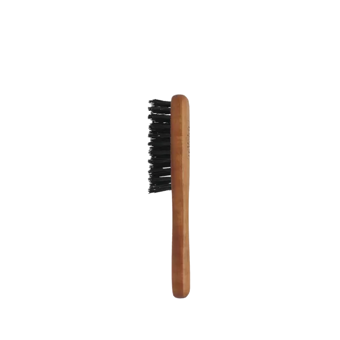 Brosse en bois manche 3 rangs marron - Tonsor &amp; Cie