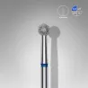 Fraise À Ongles Diamanté « Boule » Bleu Diamètre De La Tête 4 Mm - Staleks pro