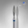 Fraise diamanté flamme bleu, Ø tête 2.3mm, active 10mm - Staleks pro
