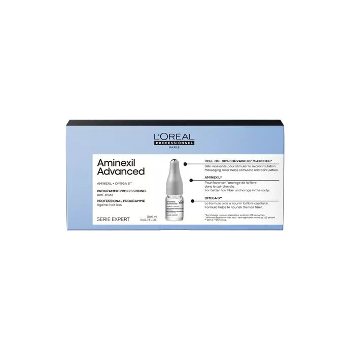 Programme anti-chute - L'Oréal professionnel - Aminexil Advanced - 10x6ml
