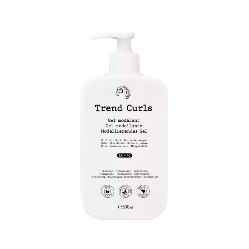 Gel modelant - Tous types de cheveux 2A - 4C - Trend Curls - 500ml