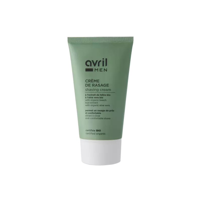 Crème de rasage certifiée bio - Avril - 150ml