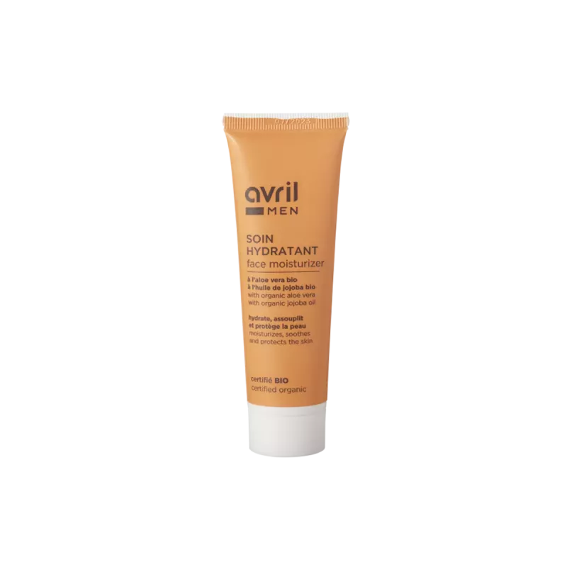 Crème hydratante pour homme certifiée bio - Avril - 50ml