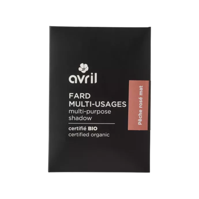 Recharge fard multi-usage certifiée bio - Avril - Pêche rosé mat - 5gr