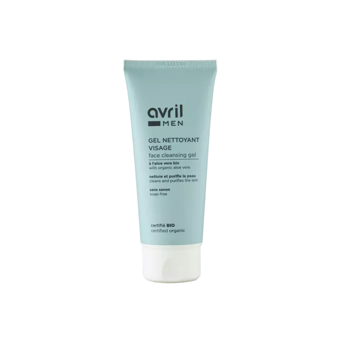 Gel nettoyant visage pour homme certifiée bio - Avril - 100ml