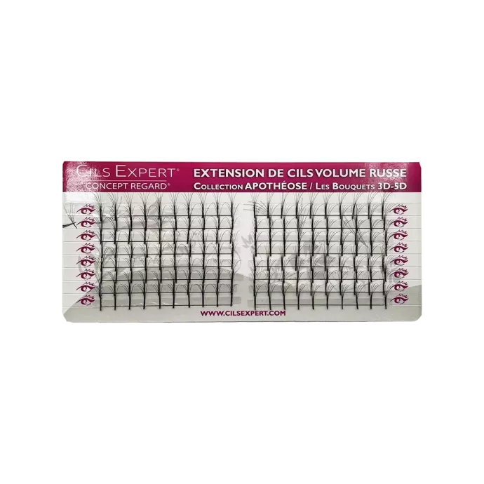 Extension de cils Volume russe apotheose 5D 8-12mm - Cils Expert