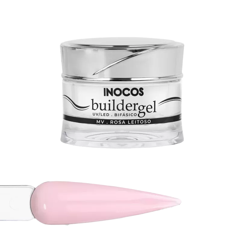 Gel construction viscosité medium - Inocos - Builder gel - Blanc pointe - 30gr