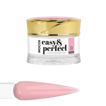 Gel de construction crème - Inocos - Easy &amp; perfect - Rose nude - 30gr