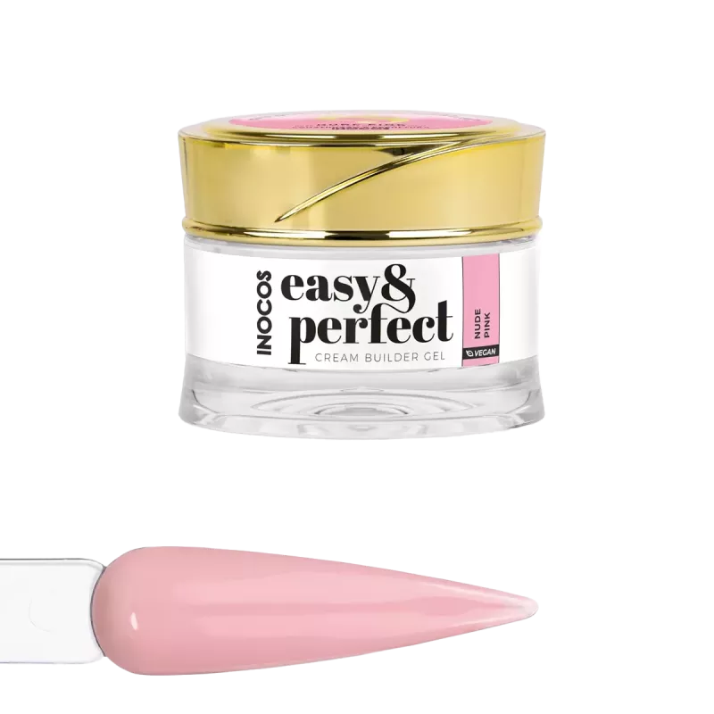 Gel de construction crème - Inocos - Easy &amp; perfect - Rose nude - 30gr