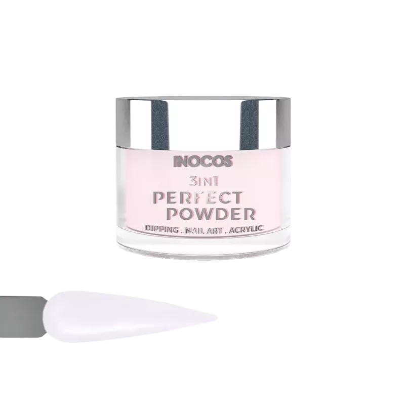 Poudre acrylique perfect powder 3en1 - Inocos - Rose bébé verre - 20gr