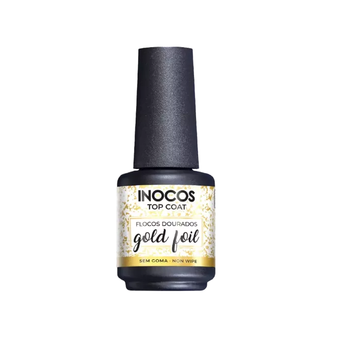 Top coat effet foil - Inocos - Top coat foil or - 15ml