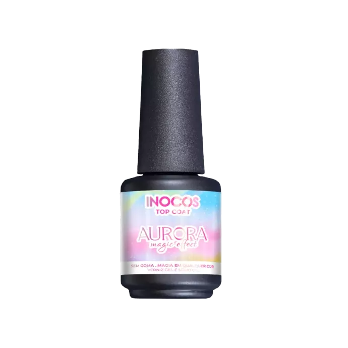 Top coat effet sirène - Inocos - Top coat aurora - 15 ml