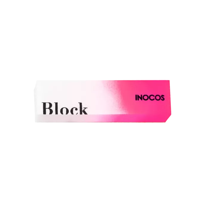 Bloc polissoir rose - Inocos - Block