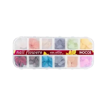 Fleur séchées nail art - Inocos - Natura lovers collection