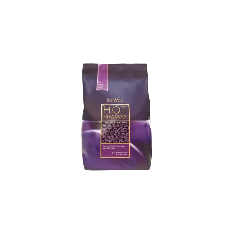 Cire pelable violette plum  - Italwax - Hot film wax - 500gr