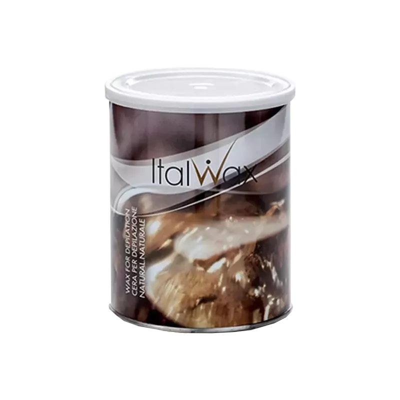 Cire en pot naturelle avec bandes - Italwax - Natural - 800ml