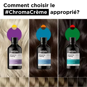 Shampoing neutralisant bleu - L'Oréal professionnel - Chroma crème - 500ml