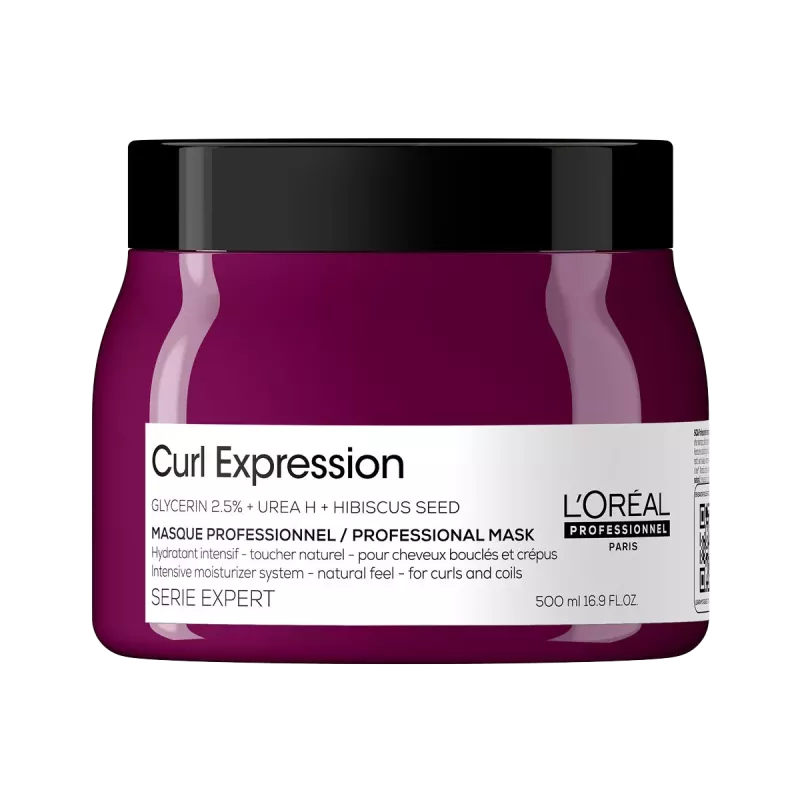 Masque nutritif cheveux frisés - L'Oréal professionnel - Curl Expression - 500ml