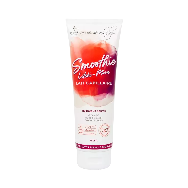 Lait hydratant nourrissant - Les secrets de loly - Smoothie Litchi mûre - 250ml