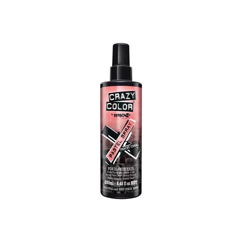 Spray re-colorant - Crazy color - Pastel spray - Peachy coral - 250ml