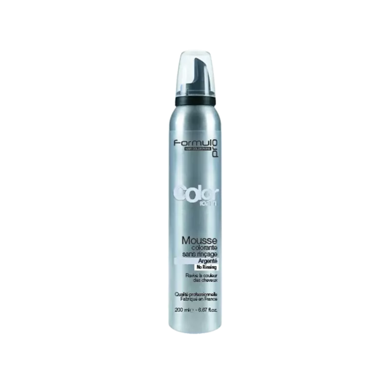 Mousse argenté pour cheveux gris et blanc - Formul pro - Color foam - 250ml