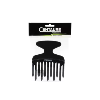 Peigne Afro 11 Dents Doubles Colori Noir - Centaure