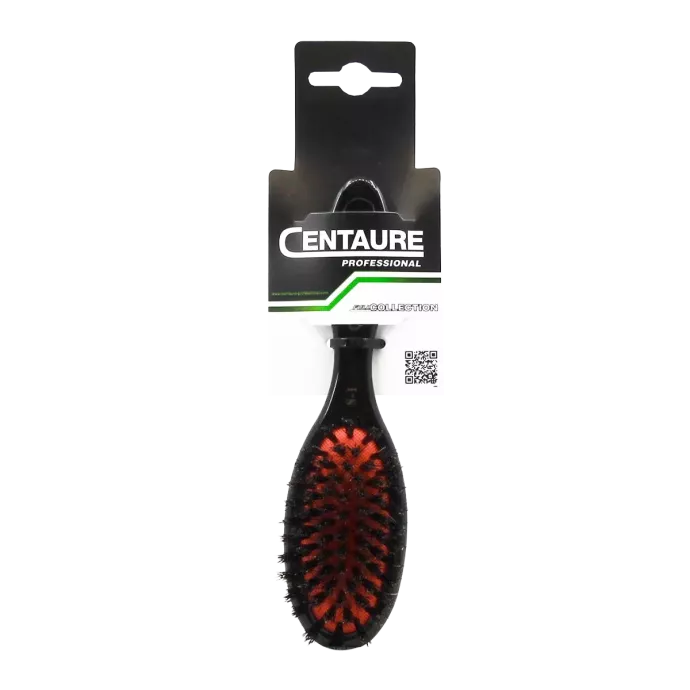 Brosse noire pneumatique 7 rangs sanglier petit modèle - Centaure