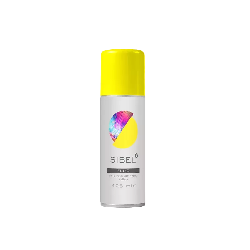 Spray colorés pour cheveux jaune - Sibel - 125ml