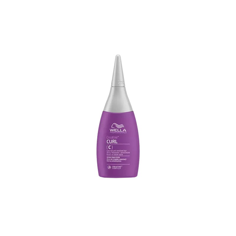 Permanente cheveux colorés sensibilisés - Wella - Creatine + Curl - 75ml