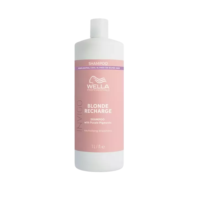 Shampoing violet raviveur de couleur  - Wella - Blonde Recharge - 1000ml