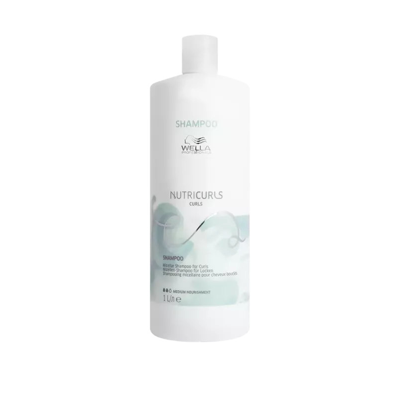 Shampoing micellaire pour cheveux bouclés - Wella - Nutricurls Curls - 1000ml