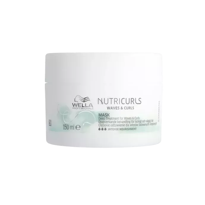 Masque profond cheveux ondulés bouclés - Wella - Nutricurls - 150ml