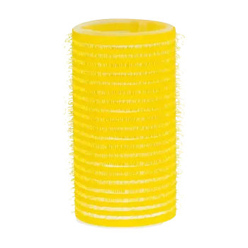 Bigoudis jaune en velcro diam 32mm x 12 - Haircare